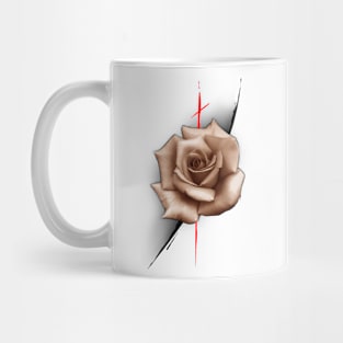 Abstract rose Mug